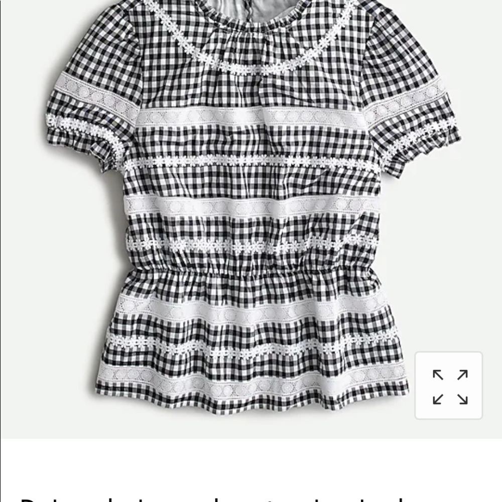 J crew puplum top xxs. More like a xs
